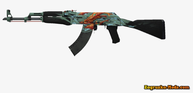 Ak-47 Aquamarine Revenge Skin For Cs - Ak 47 Cs Go Elite Build, transparent png download