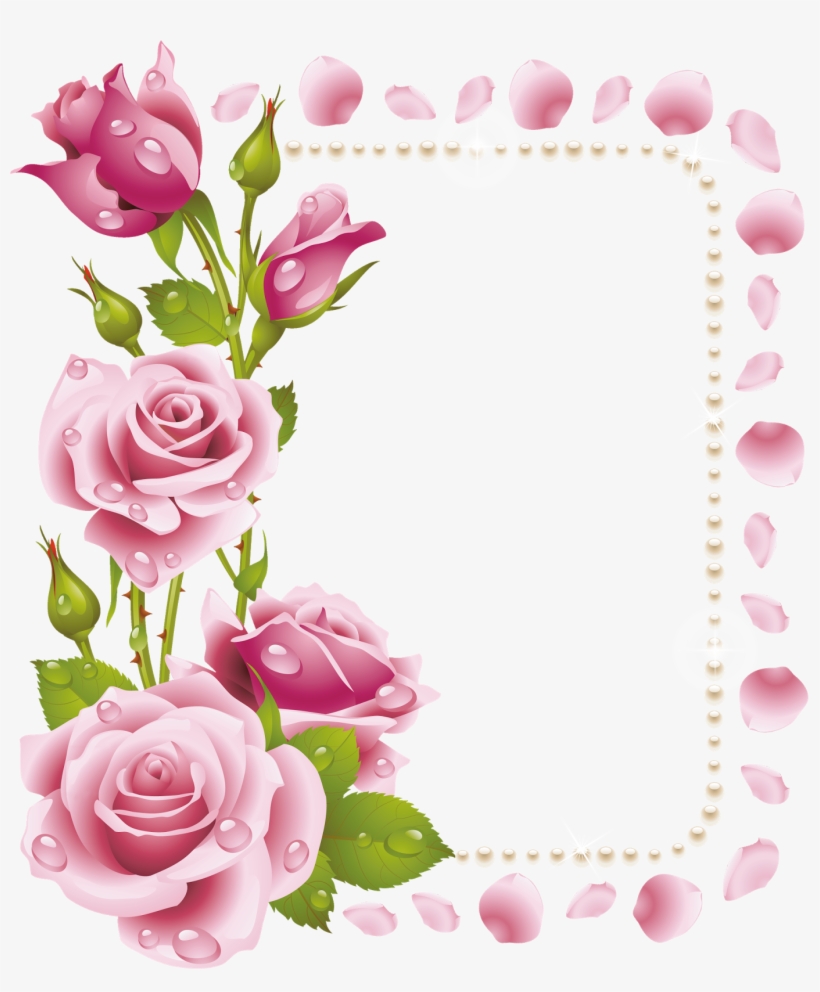 Roses Frame, transparent png download