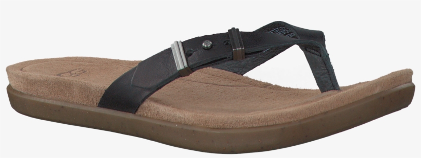 Zwarte Uggs Slippers - Zwarte Ugg Slippers Sela, transparent png download