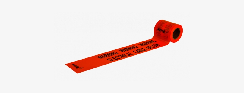 Underground Marking Tape Warning Electrical Cable Below - Electrical Cable, transparent png download