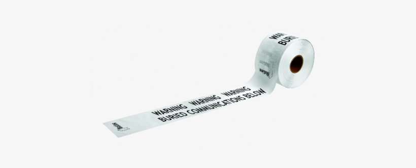 Underground Marking Tape Warning Buried Communications - Tissue Paper, transparent png download