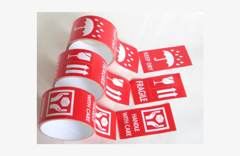 Caution / Warning Used Roll Stick Printed Adhesive - Adhesive Tape, transparent png download