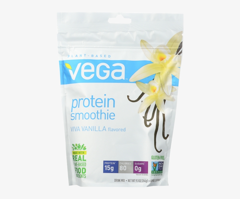 Vega Protein Smoothie Viva Vanilla Pouch-9 - Vega - Protein Smoothie Viva Vanilla - 9.3 Oz., transparent png download