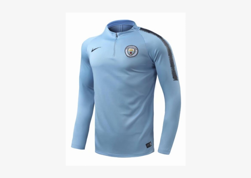 18-19 Manchester City Training Top Sky Blue - Manchester City F.c., transparent png download