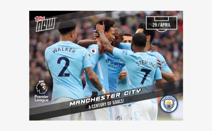 Manchester City Pl Topps Now® Card - West Ham Vs Manchester City 4 1, transparent png download
