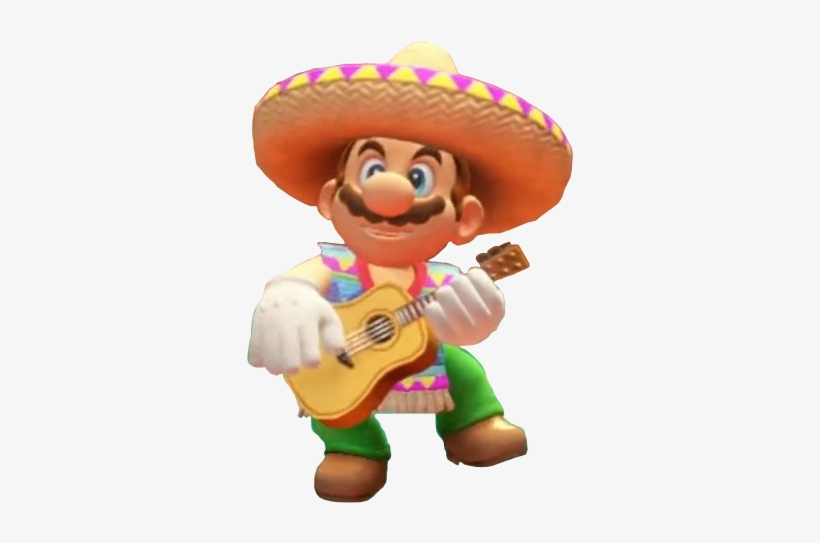 Here's Mario In A Sombrero And Mario In Only Shorts - Cartoon, transparent png download