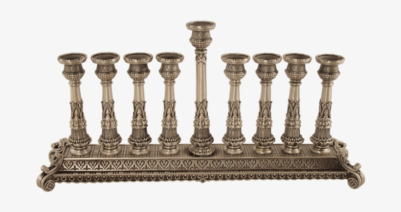 Menorah - Silver, transparent png download
