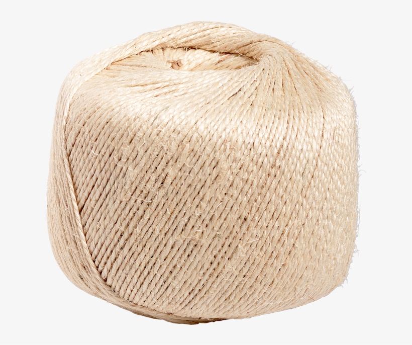 Sendproof® Twine, Sisal, 3 Strands - Sendproof Touw, Sisal, 675m, Naturel, transparent png download