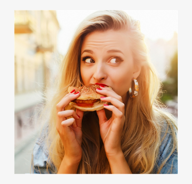 Here We Go, Yet Another Article About Weight Loss - Millennial Eating Junk Food, transparent png download