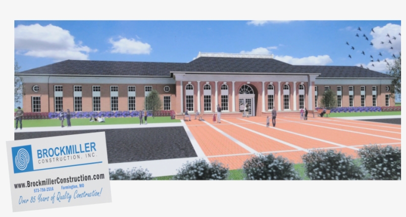 Brockmiller Construction Begins Work On New Library - College, transparent png download