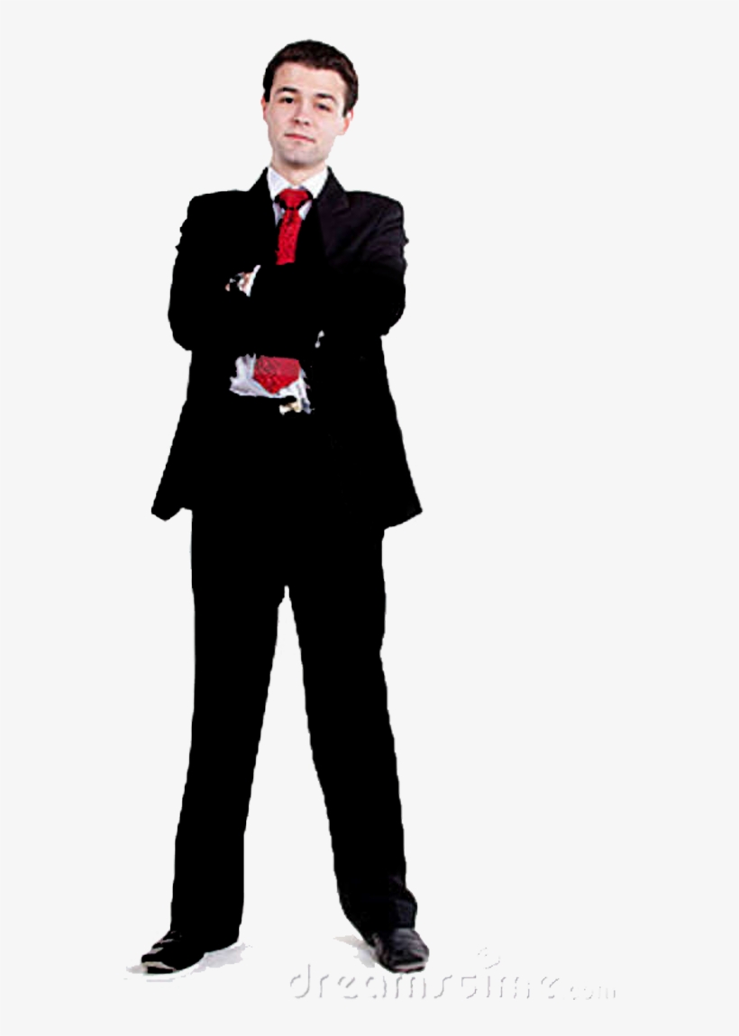 Man Image - Businessman Standing Clip Art, transparent png download