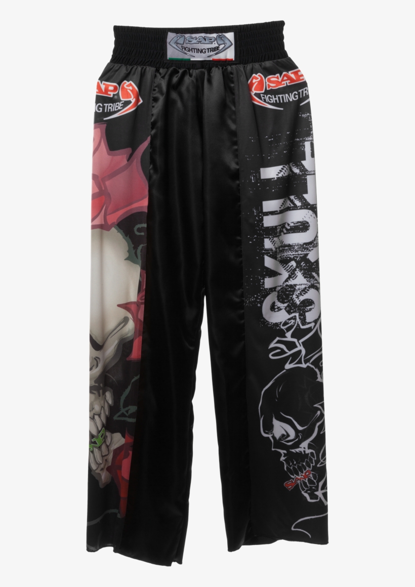 Pants Mma Skull Front Web - Sports, transparent png download