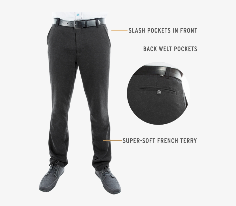 Dress Pant Sweatpants - Sweatpant Dress Pants, transparent png download
