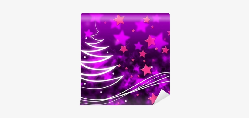 Purple Stars Background Means Night Sky And Zigzag - Stock Photography, transparent png download
