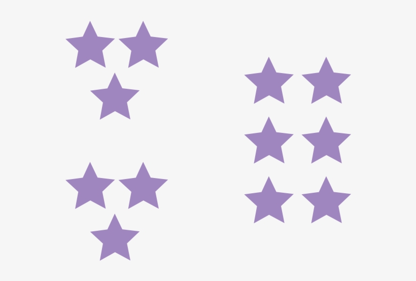 Multiplication Division Same But Different Purplestars - 5 Star Rating Png, transparent png download