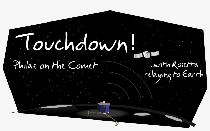 This Free Icons Png Design Of Touchdown Of Philae, transparent png download