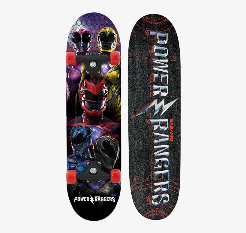 Skateboard Domestic - Power Rangers M02242 Skateboard, transparent png download