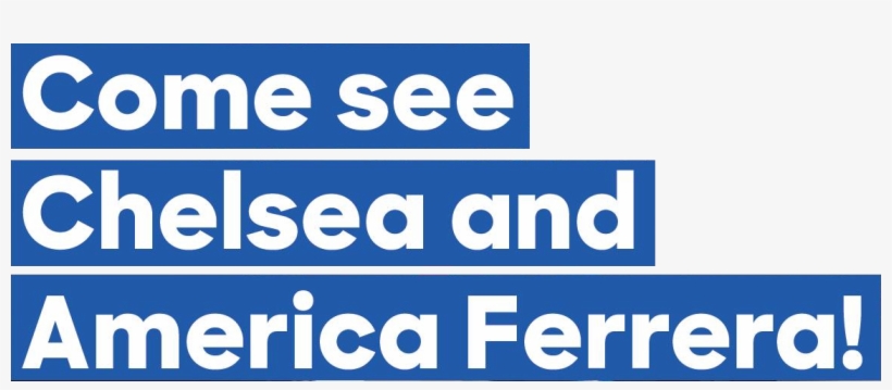 Come See Chelsea And America Ferrera - Circle, transparent png download