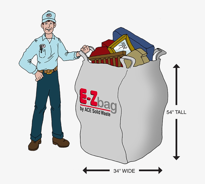 The Portable Dumpster Bag By Ace Dumpster Bags Transparent PNG