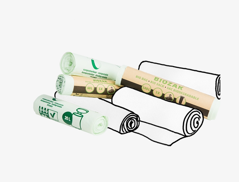 Biozakken - Wine Bottle, transparent png download