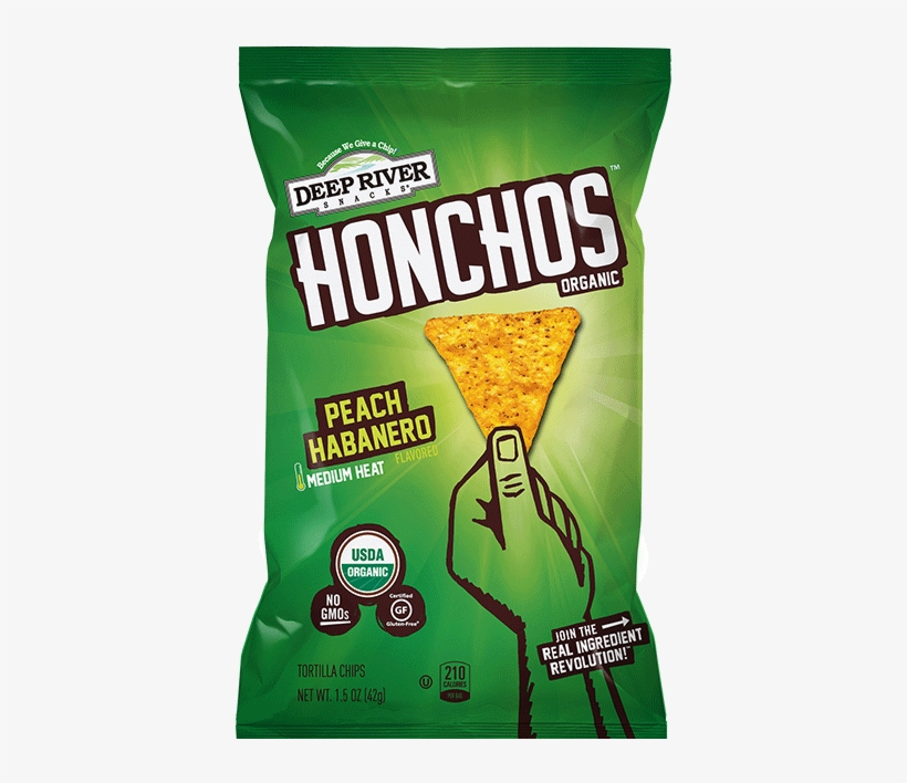 Honchos™ Peach Habanero Tortilla Chips - Honchos Chips, transparent png download