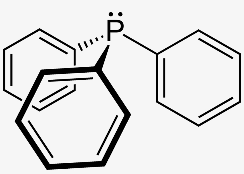 Triphenylphosphine 2d Skeletal Smokefoot Style - 9 10 Dihydroanthracene, transparent png download