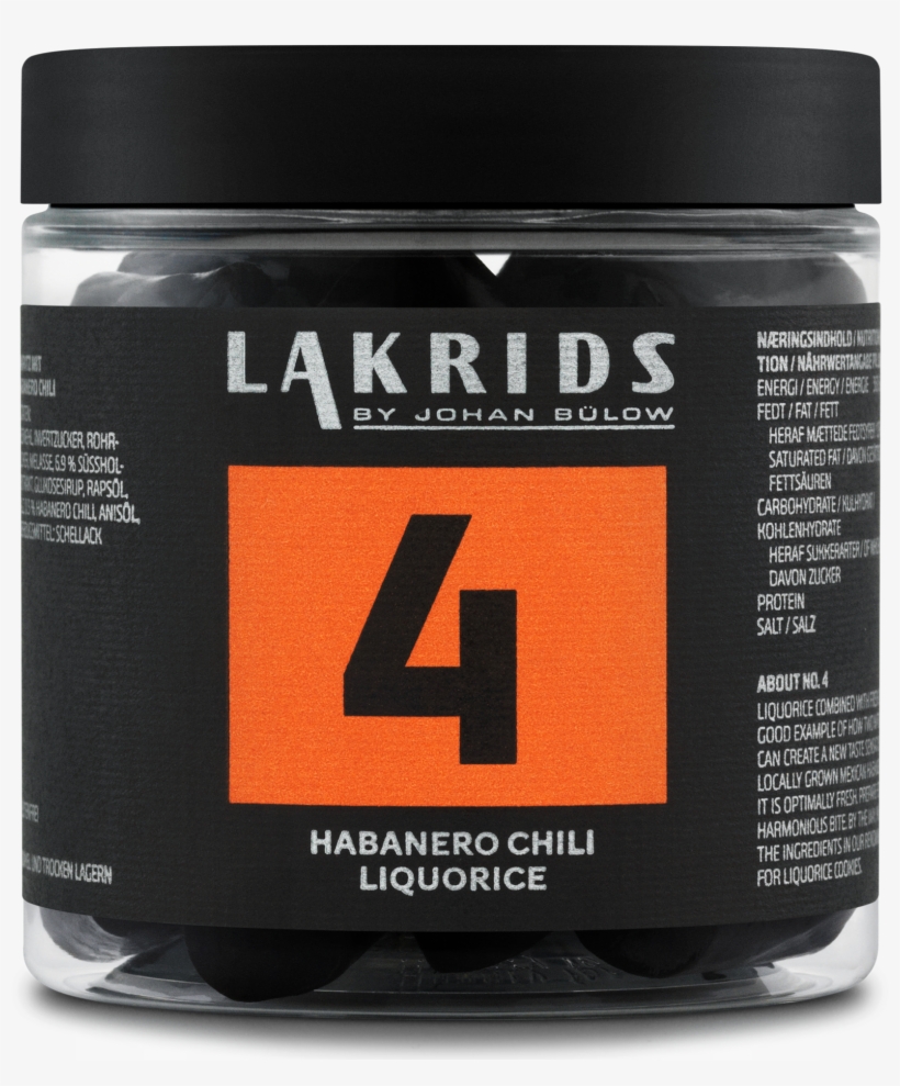 Habanero Chili Liquoroice - E Chocolate Coated Salty Licorice By Lakrids, transparent png download