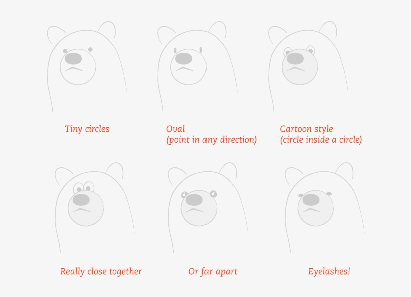 Below Are Easy Examples Of Eye Styles That Can Be Applied - Circle, transparent png download