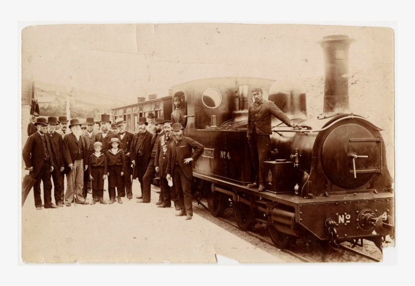Figure 5 Caledonia At The Inaugaural Journey Of The - Steam Engine, transparent png download