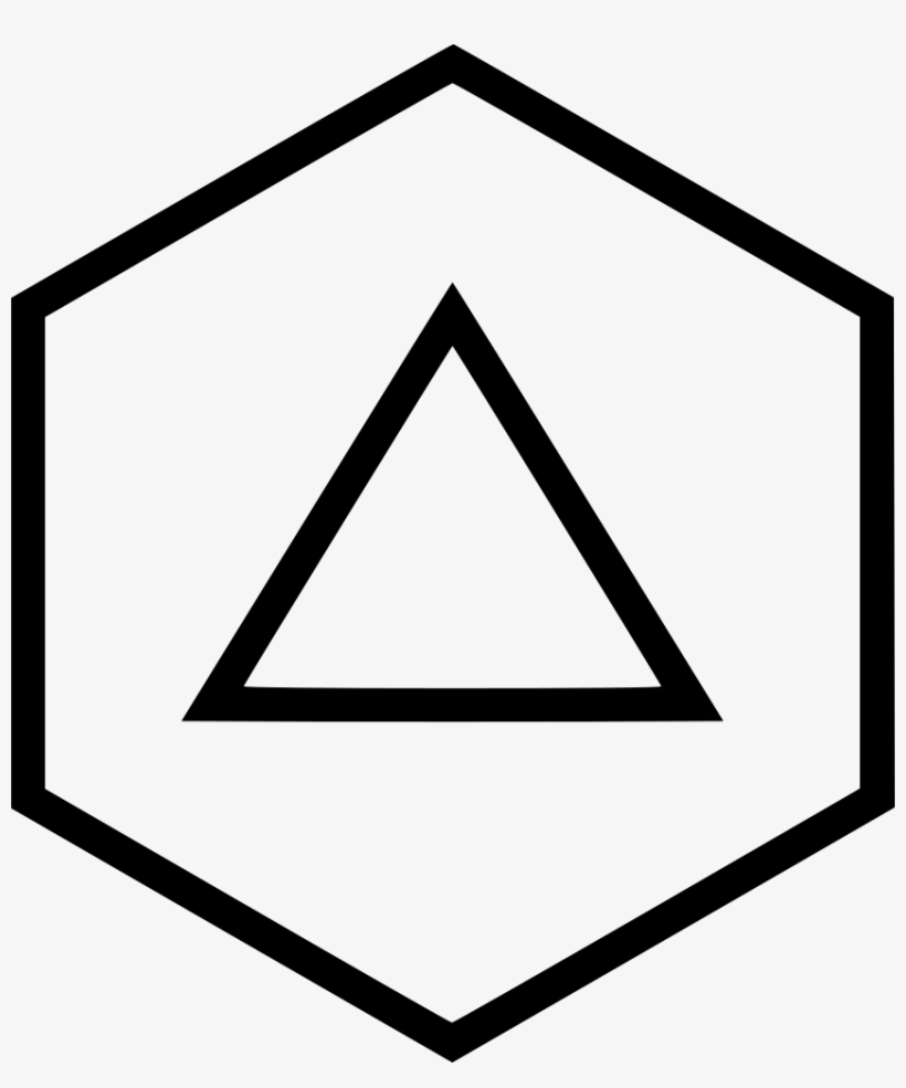 G Up Forward Direction Triangle Hexagon Upload Comments - Bored Icon, transparent png download