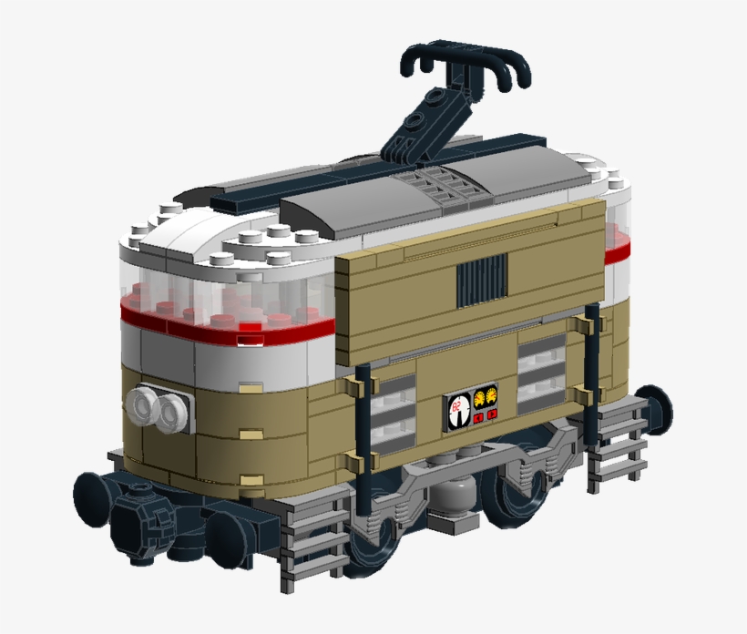 Elektrik Lokomotive With Waggons - Lego, transparent png download