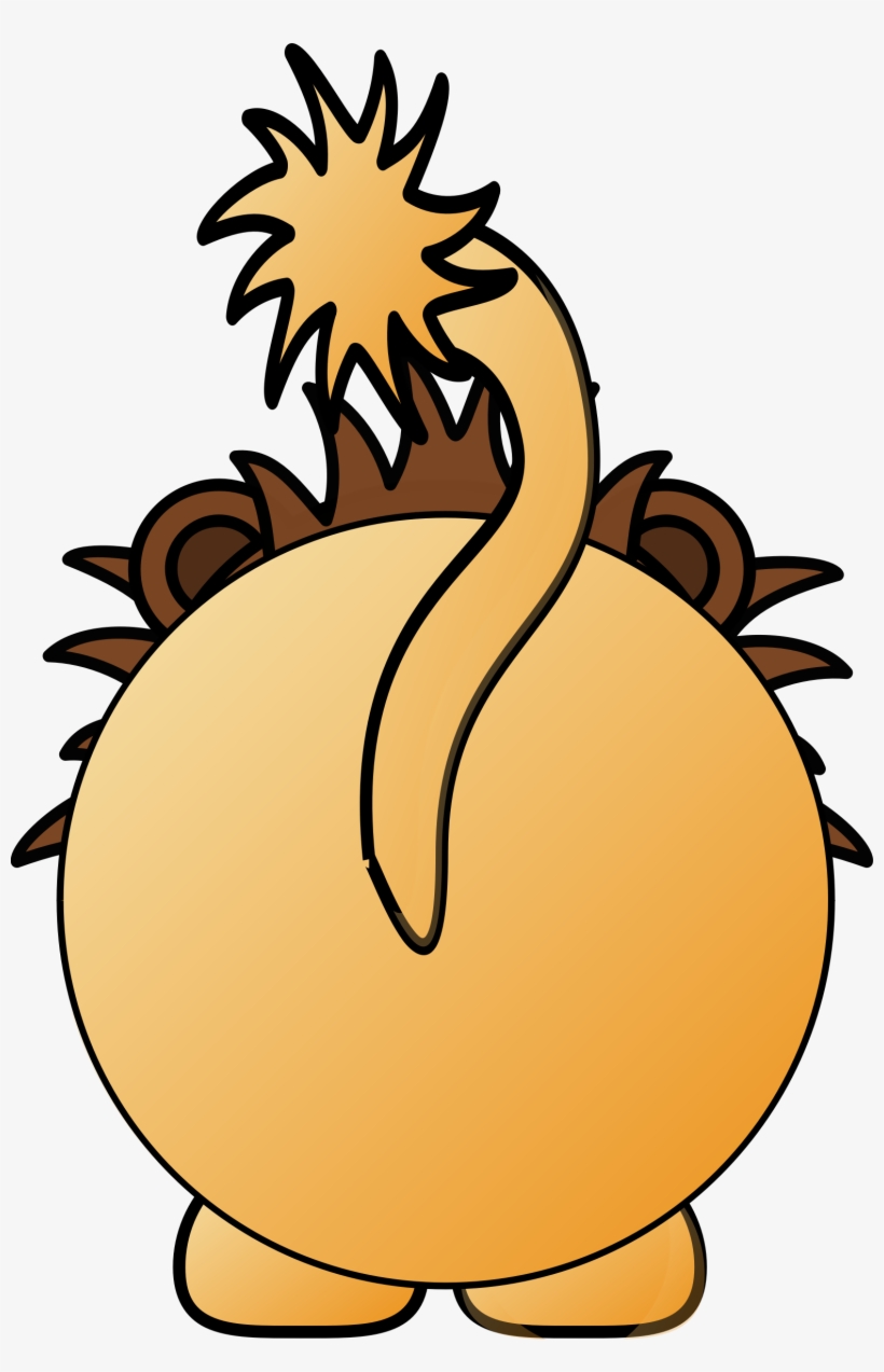 Basketball Injury Clipart - Lion Back Clipart, transparent png download