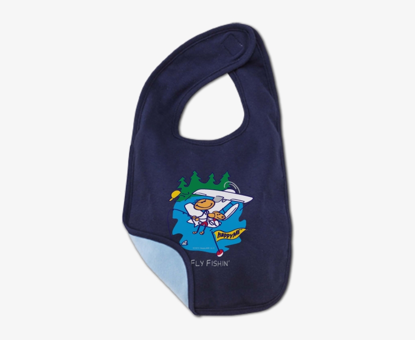 Fly Fishin' Baby Bibs - Cartoon, transparent png download