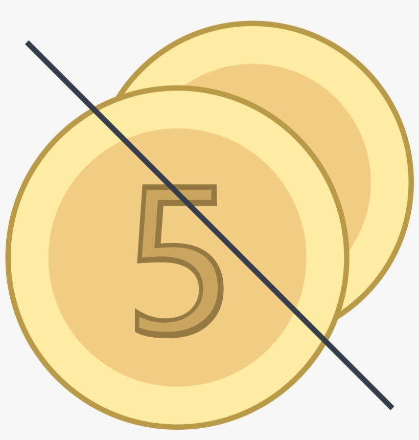 No Cash Icon - Cash, transparent png download