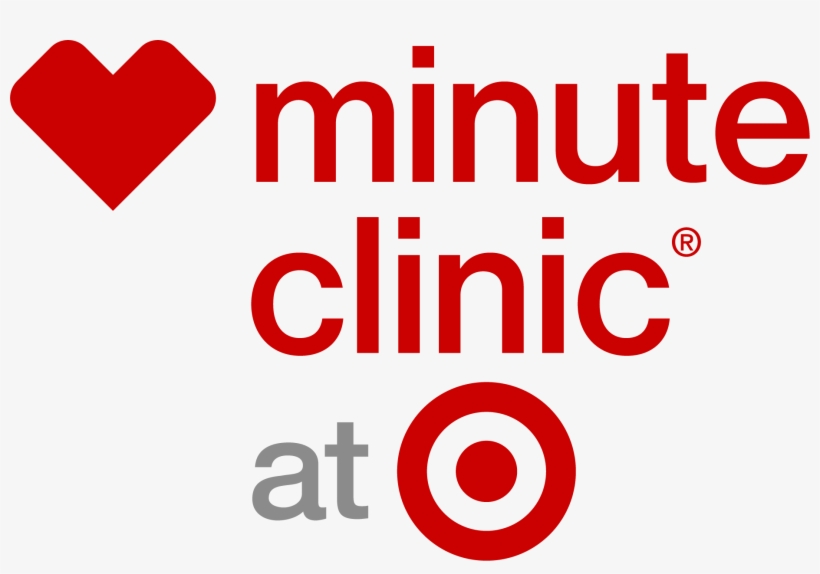 Minuteclinic At Target Downloadable Logo Stacked - Heart, transparent png download