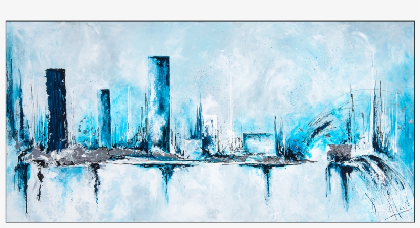 P Abstrait 010 - Skyline, transparent png download