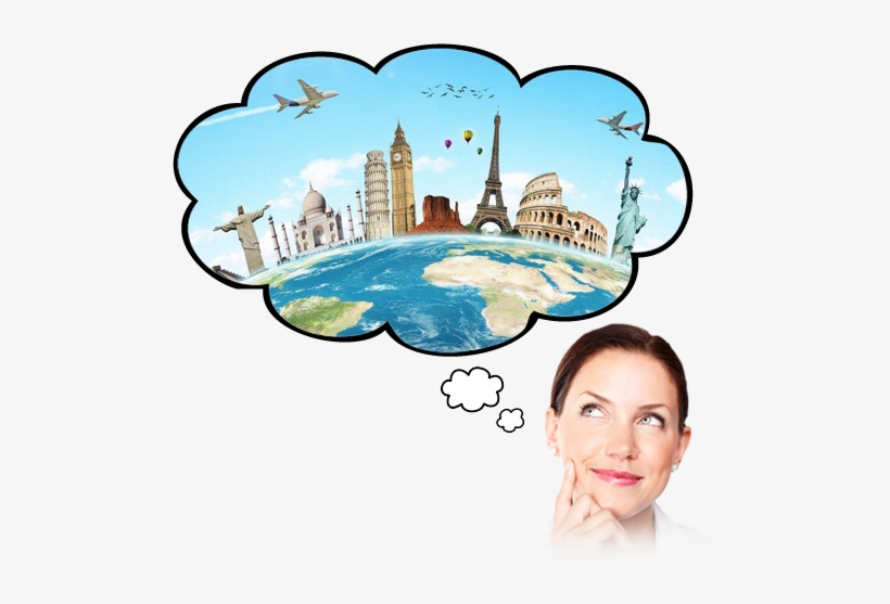 Thought Bubble Travel World - Thought Bubble Travel, transparent png download