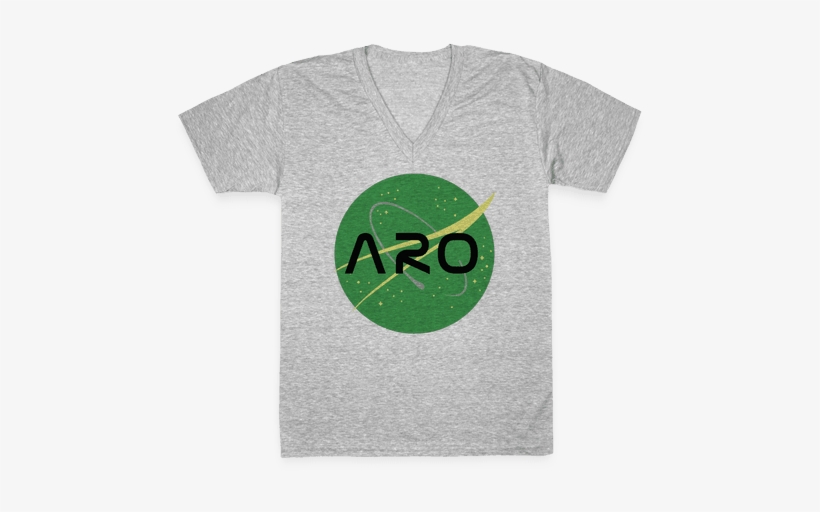Aro Nasa V-neck Tee Shirt - Child, transparent png download