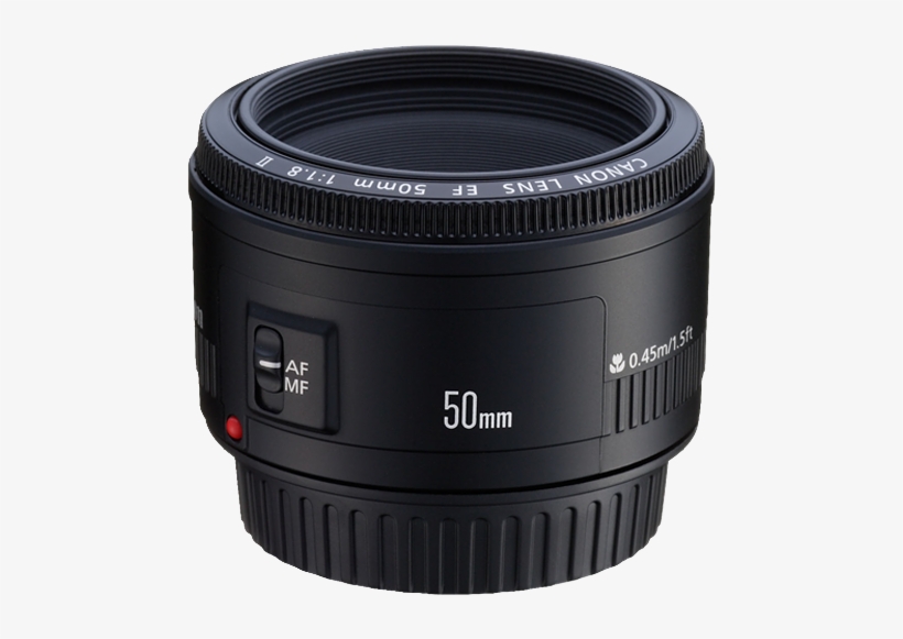 Canon 50 Mm - Canon Ef Lens - 50 Mm - F/1.8 - Canon Ef, transparent png download