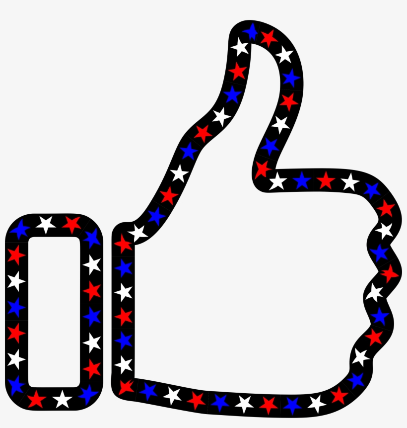 This Free Icons Png Design Of Red White Blue Thumbs, transparent png download