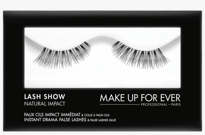 Natural Impact Instant Drama False Lashes & False Lashes - Faux Cils Make Up Forever, transparent png download