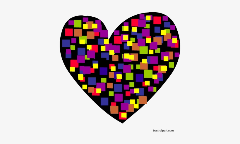 Pixel Heart, Free Clip Art - Clip Art, transparent png download