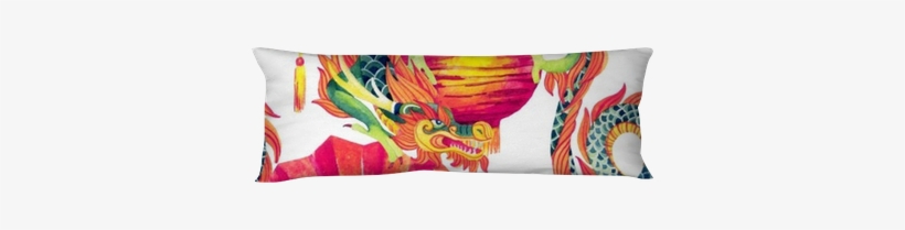 Chinese Dragon Watercolor Seamless Pattern - Arte Da Guerra - O Tratado Militar Mais Antigo Do Mundo, transparent png download