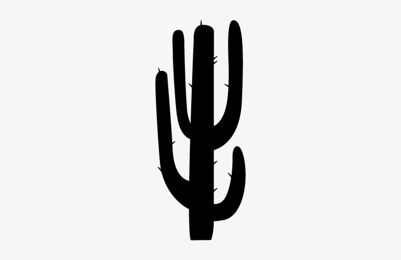 Saguaro Cactus Silhouette At Getdrawings - Cactus Silhouette Png, transparent png download