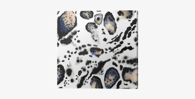 Seamless Leopard Painted Print - Animal Skin Pattern Hd, transparent png download