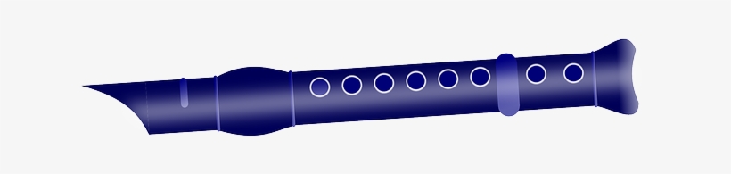 Instrument Music, Blue, Flute, Sound, Wind, Instrument - Clipart Flauta, transparent png download