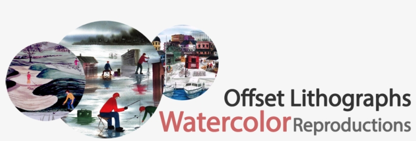 Offset Lithographs Watercolor Paintings - Watercolor Painting, transparent png download
