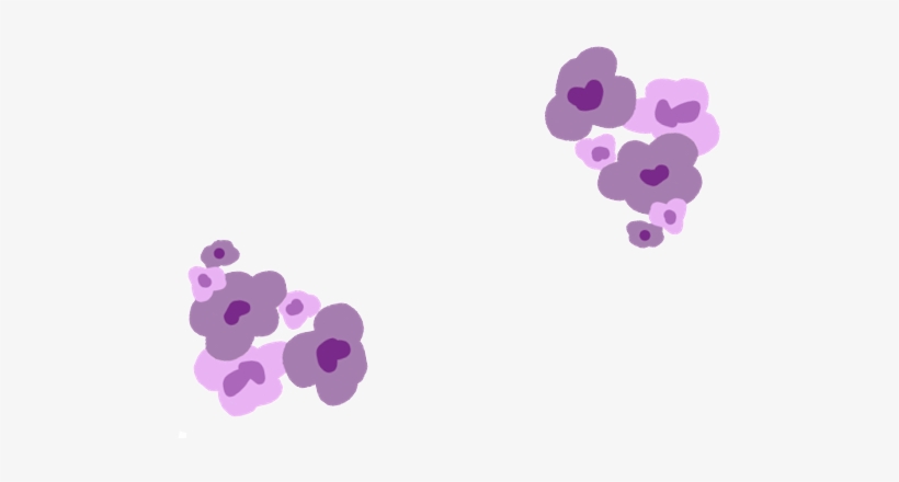 Purple Flowers - Illustration, transparent png download