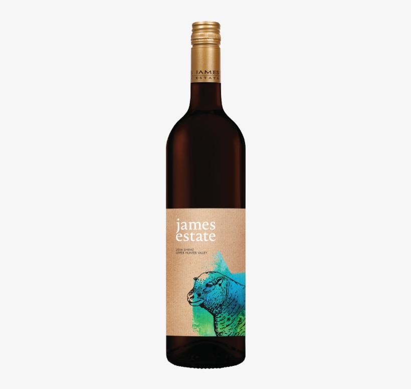 James Estate 2016 Shiraz Hunter Valley Winery - Hunter Valley Wine Bottle, transparent png download