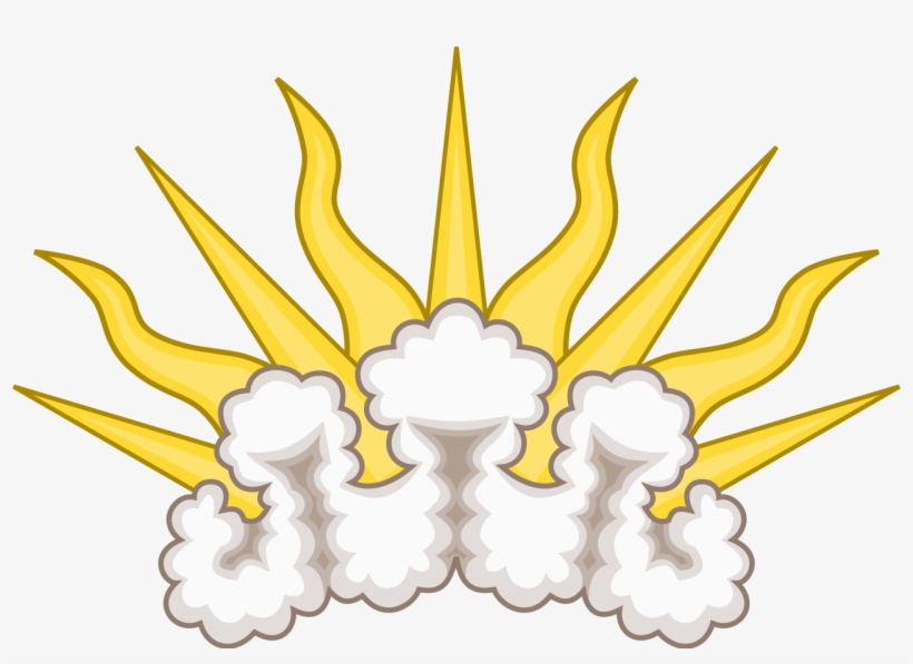 File - Sunburst Badge - Svg - Badge Heraldry Svg, transparent png download